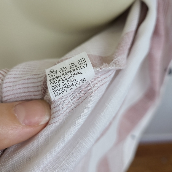 ASOS Tie Front Mauve Pink Button Picnic Shirt | M - Picture 12 of 13